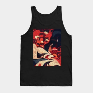 Abstract Romantic T-Shirt Design for Valentine's Day Tank Top